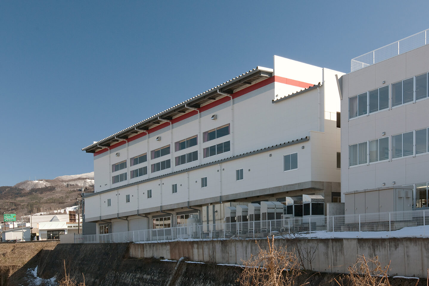 山形明正高校 体育館・実習工場